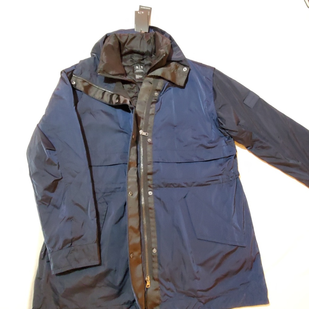 Armani Exchange A|X Women Convertible Down Parka